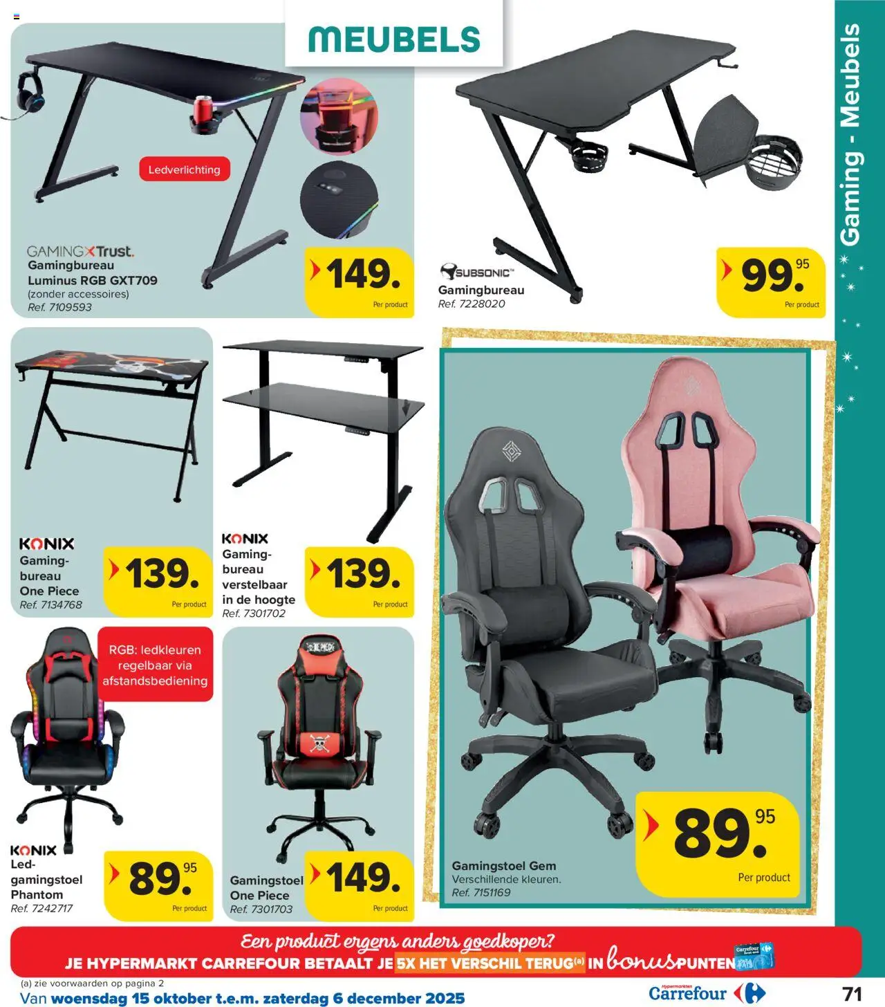 {H1} | Pagina: 71 | Producten: Bureau