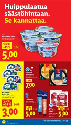 Lidl-mainoslehti voimassa 05.02.2026 alkaen | Sivu: 6