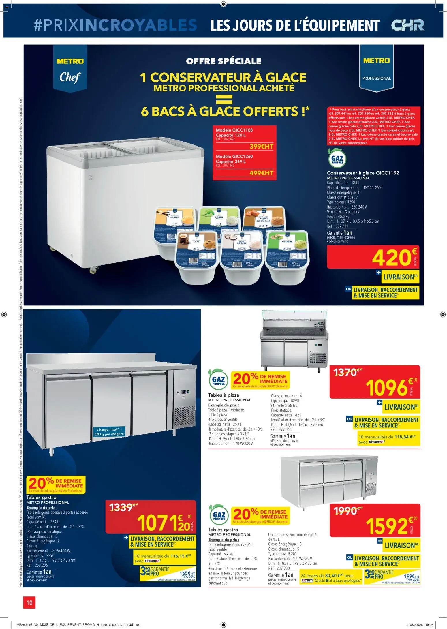 {H1} | Page: 10 | Produits: Table, Portes, Tiroirs, Café