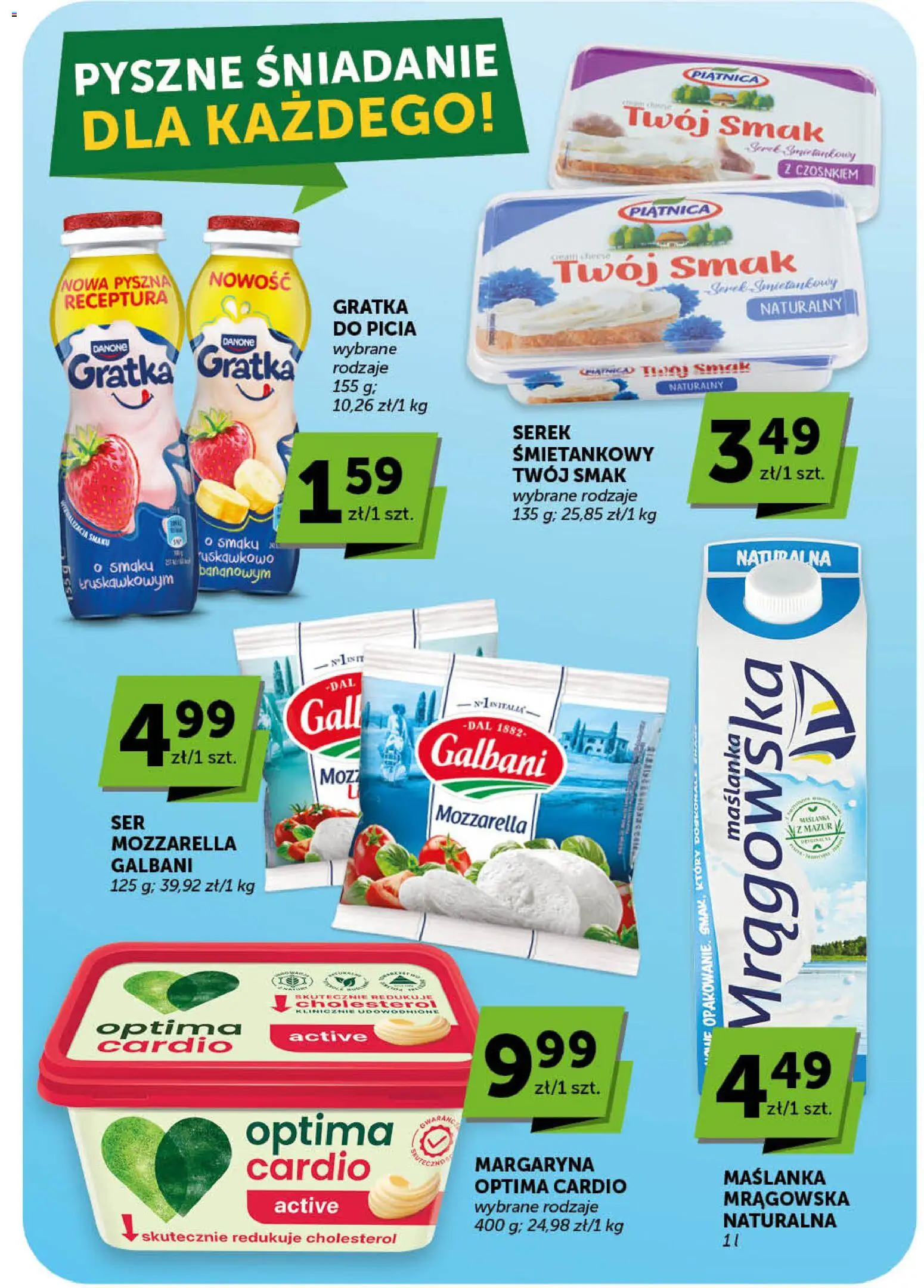 Euro Sklep gazetka od 16.04.2026 | Strona: 22 | Produkty: Maślanka, Serek, Margaryna, Mozzarella