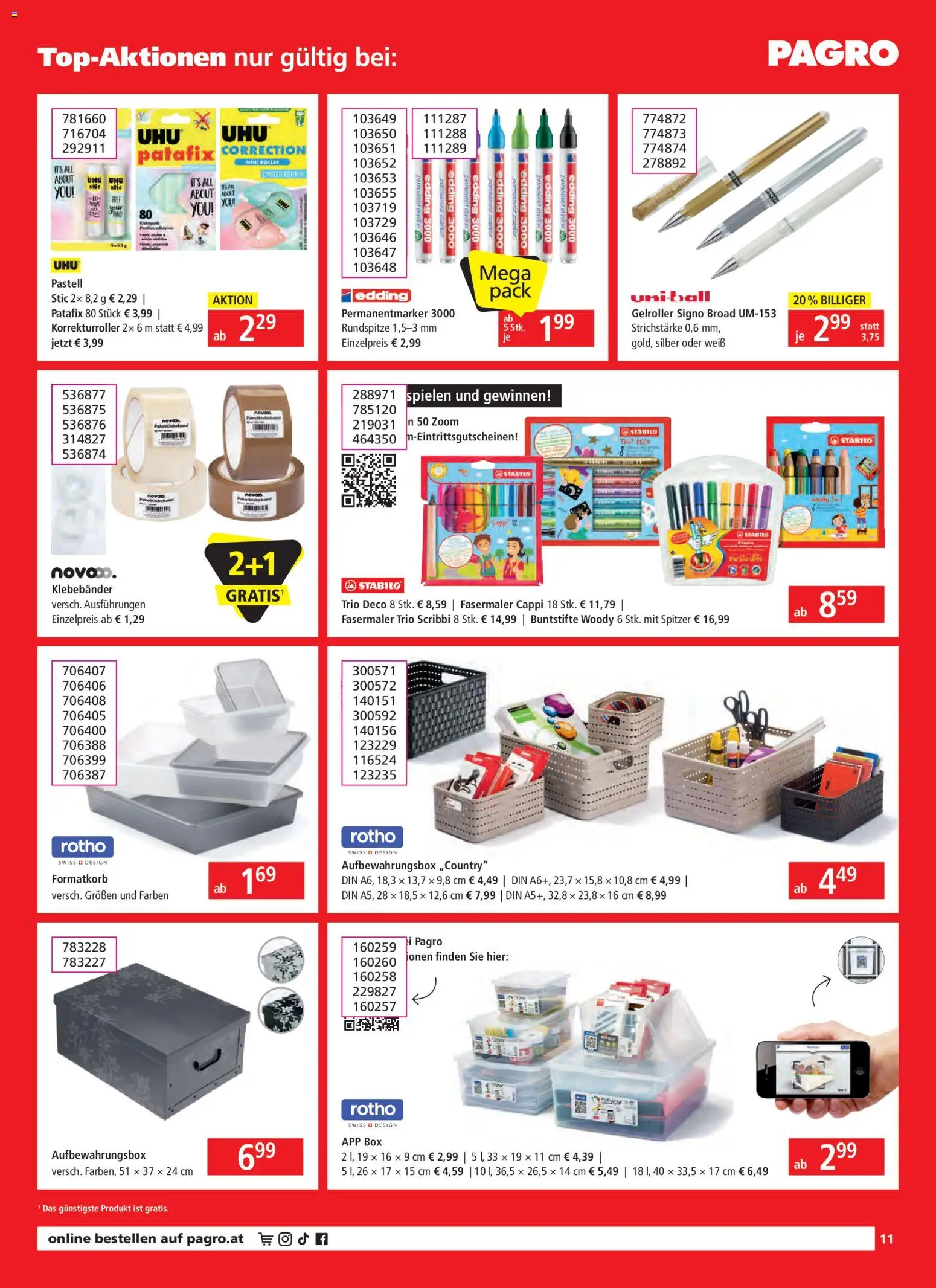 Pagro-Diskont Flugblatt gültig ab 11.12.2025 | Seite: 11 | Produkte: Box