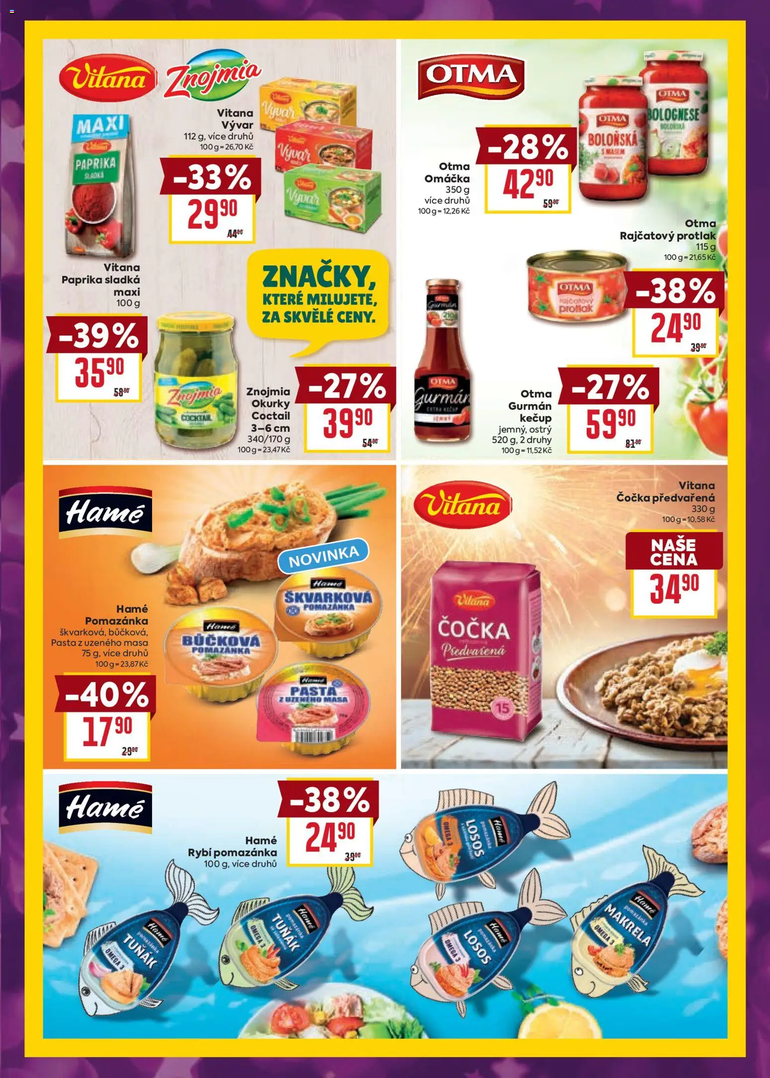 Billa Velký leták od 27.12.2025 | Strana: 19 | Produkty: Tuňák, Čočka, Losos, Pomazánka