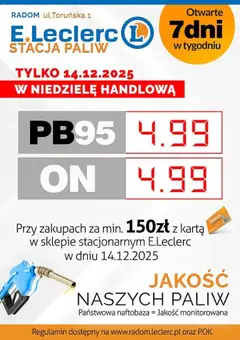 Pogląd oferty "E.Leclerc Gazetka - Radom" - ważna od 14.12.2025