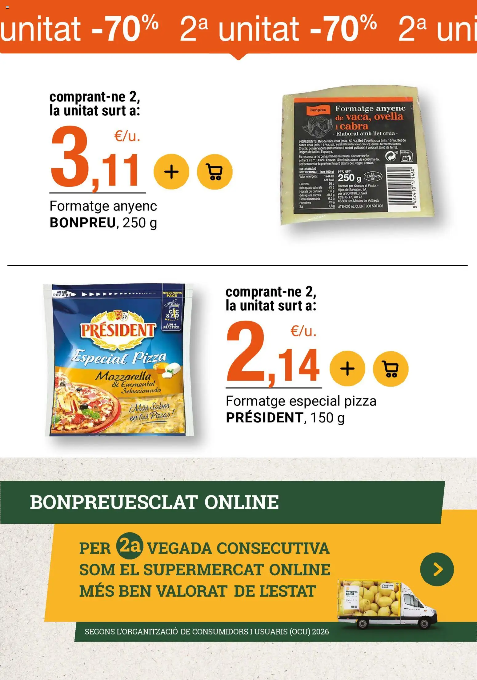 Bonpreu folleto │ válido desde el 17.03.2026 | Página: 12 | Productos: Pizza