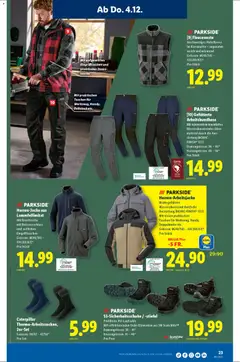 Lidl Aktionen ab 04.12.2025 gültig | Seite: 23 | Produkte: Stiefel, Tasche