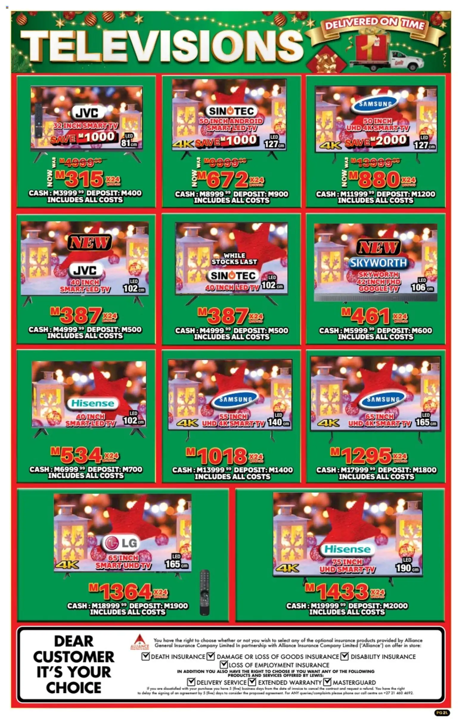 New Lewis Stores catalogue – valid from 10.11.2025 | Page: 21 | Products: Phone, TV