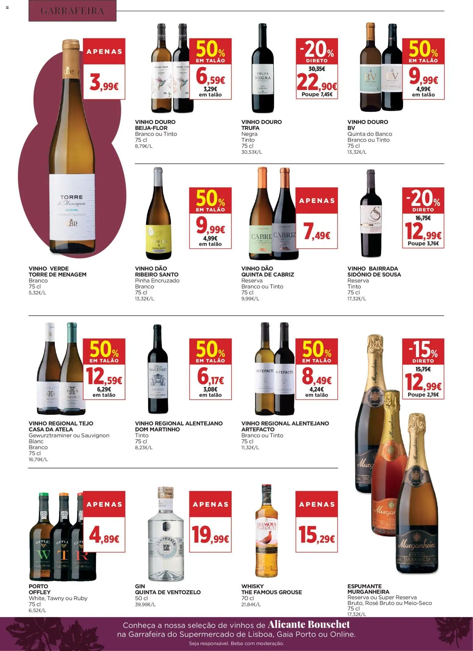 El Corte Ingles folheto │ válido de 27.02.2026 | Página: 22 | Produtos: Whisky, Espumante, Banco, Vinho