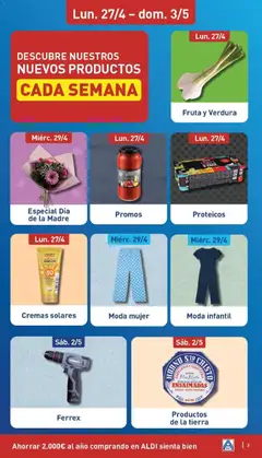 Vista previa Aldi folleto Península válido desde el 27.04.2026 | Página: 3 | Productos: Horno