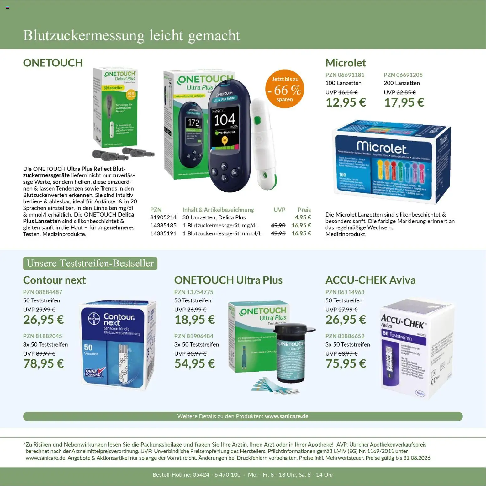 Sanicare Spezial-Angebote – gültig ab 03.03.2026 | Seite: 2 | Produkte: Uhr