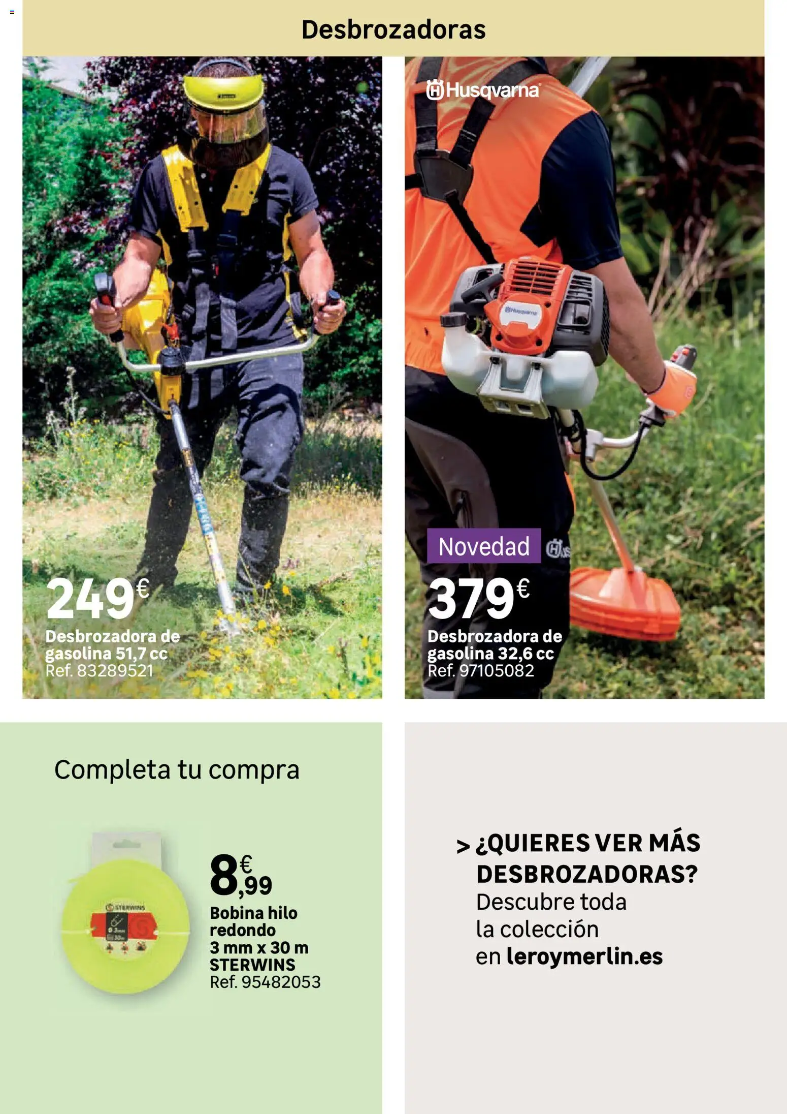 Leroy Merlin catálogo │ válido desde el 24.03.2026 | Página: 132 | Productos: Desbrozadora