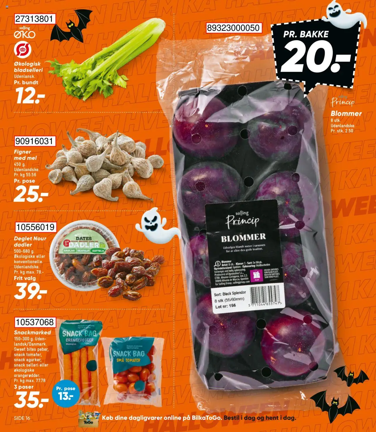 Bilka tilbudsavis – gyldig fra 17.10.2025 | Side: 18 | Produkter: Blommer, Dadler, Figner, Søm