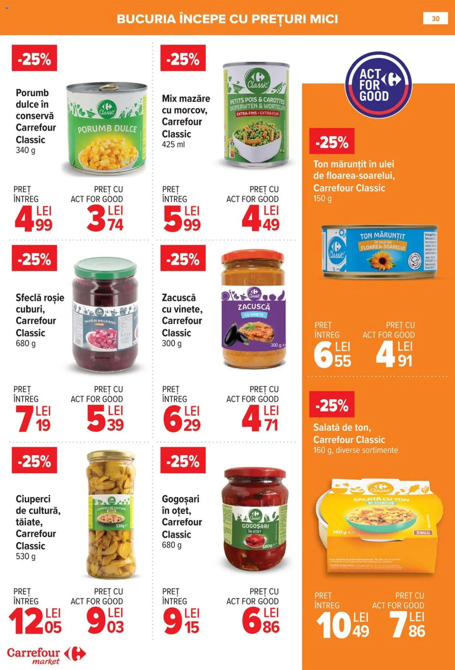 Noul catalog Carrefour – valabil de la 14.01.2026 | Pagină: 31 | Produse: Ulei, Oțet, Porumb, Zacuscă