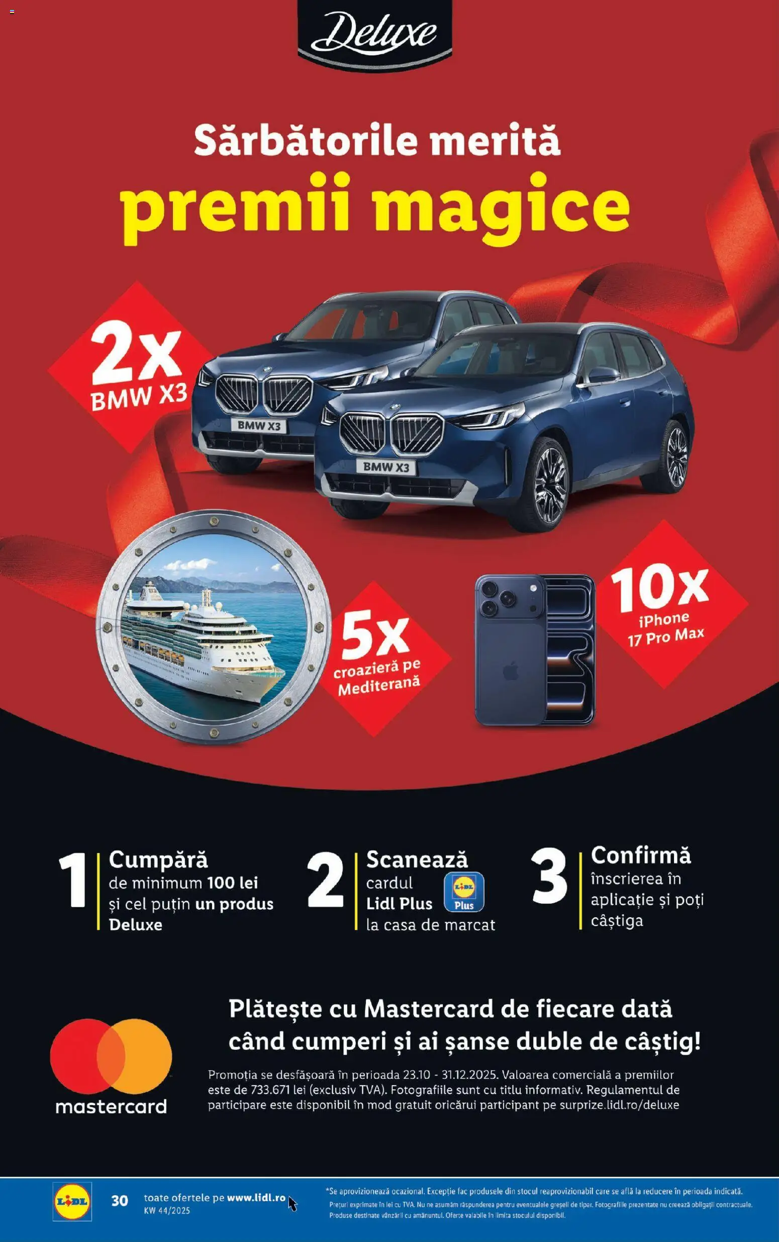Noul catalog Lidl – valabil de la 27.10.2025 | Pagină: 30 | Produse: Smartphone, Apple