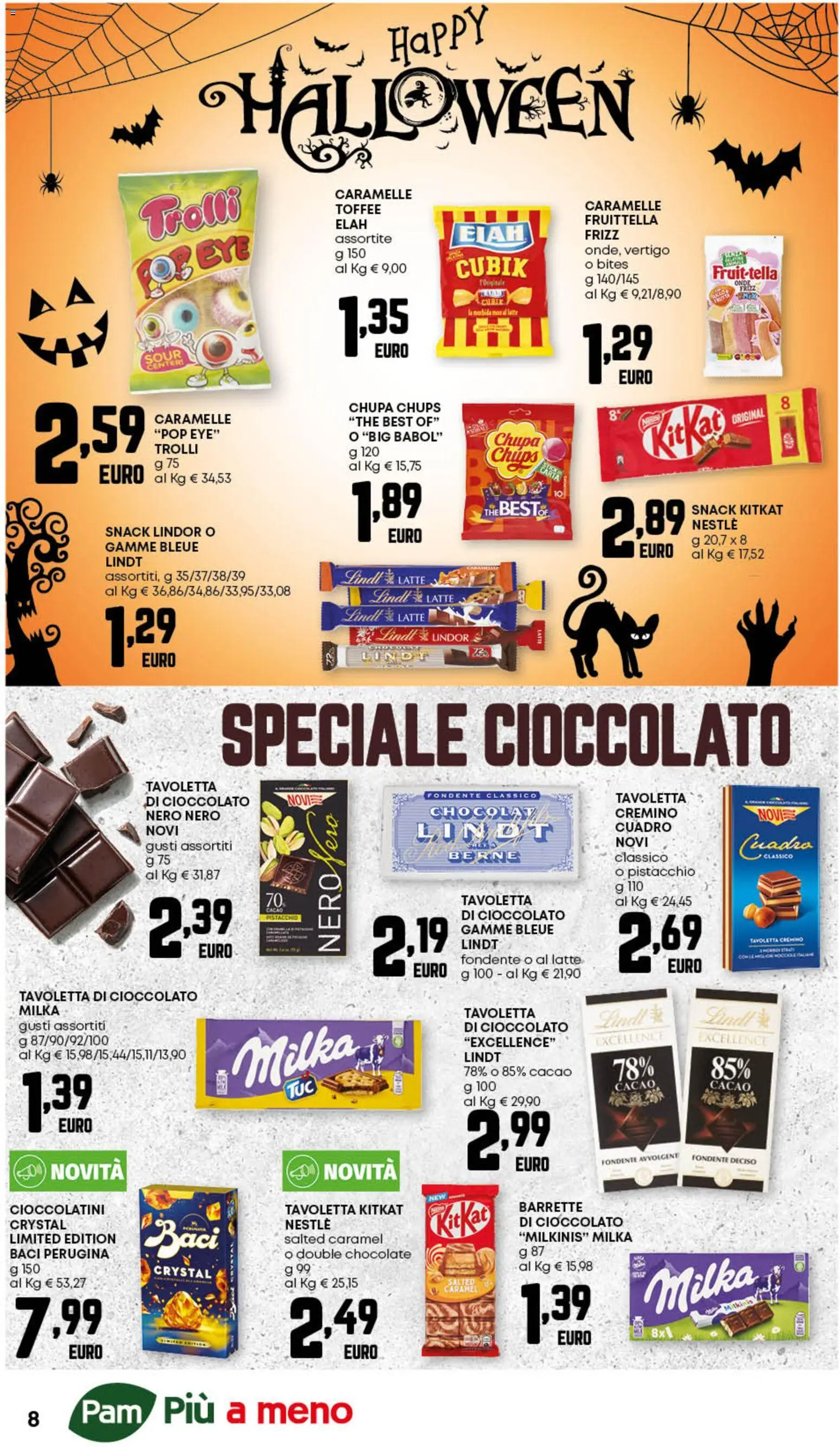 Volantino Panorama del 23.10.2025 | Pagina: 8 | Prodotti: Cioccolato, Latte, The, Cioccolatini