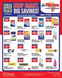 Africa Cash & Carry specials catalogue – valid from 25.03.2026