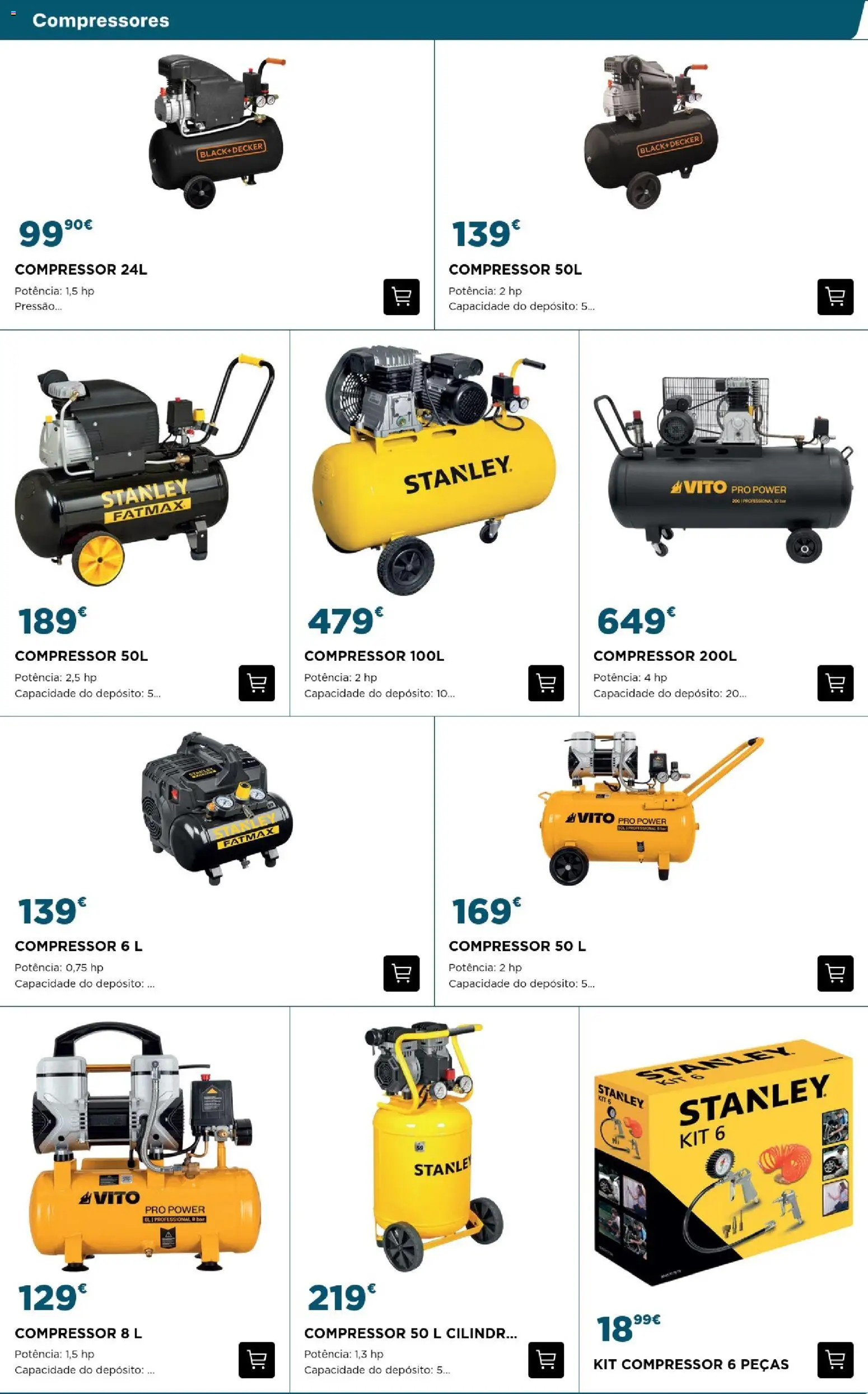 BricoMarché - Ferramentas - 24p - Penafiel │ válido de 29.11.2025 | Página: 9 | Produtos: Compressor