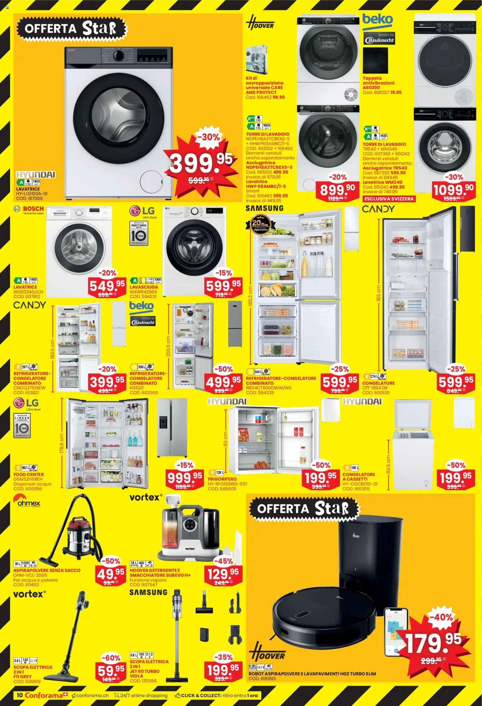 Conforama Aktionen IT – gültig ab 29.10.2025 | Seite: 10 | Produkte: Samsung, Bosch