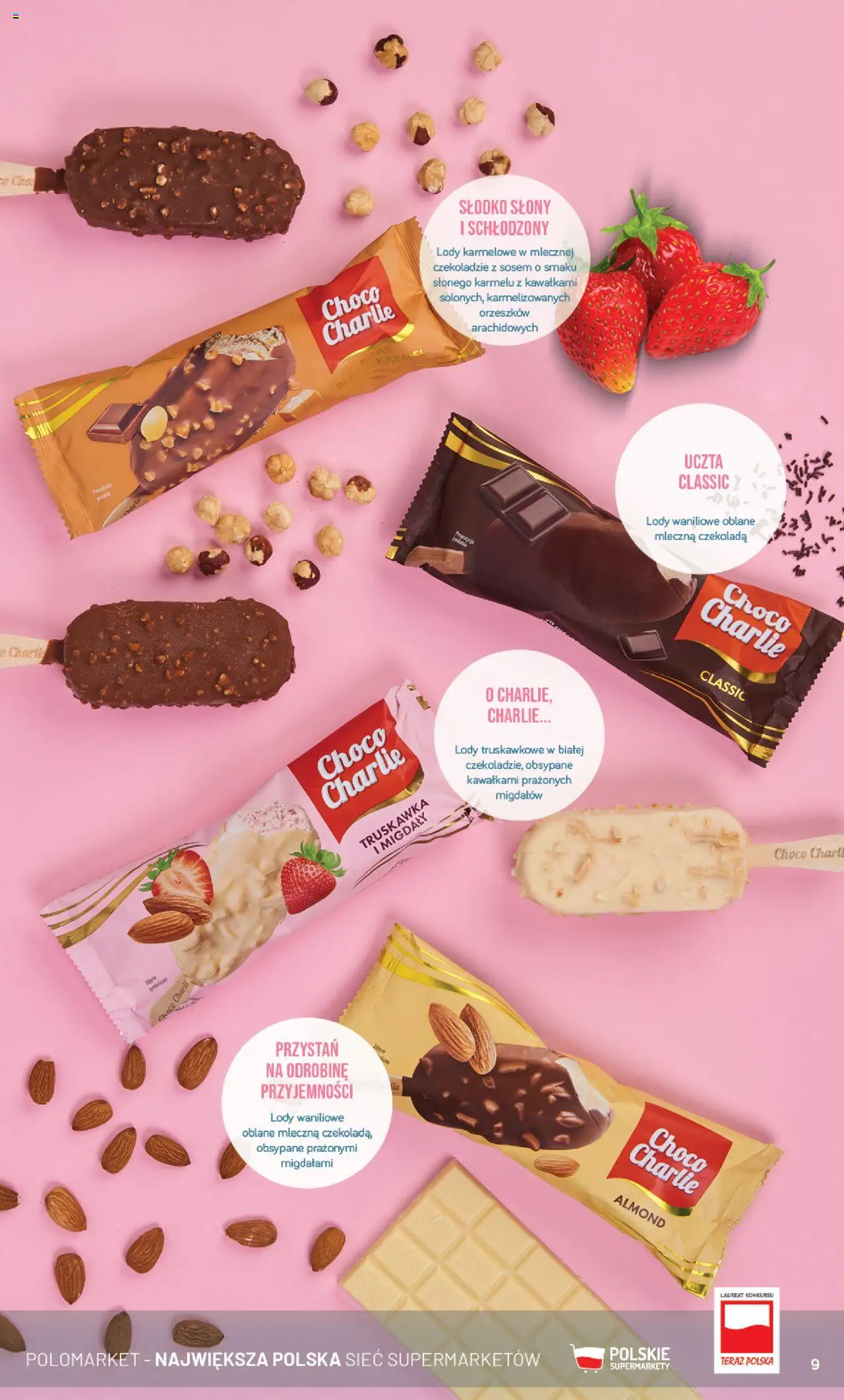 POLOmarket Gazetka - Lody od 23.04.2025 | Strona: 9 | Produkty: Czekolada, Lody waniliowe, Lody