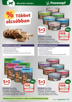 Fressnapf akciós ujság - amely érvényes a következő dátumtól: 07.08.2025 | Oldal: 6