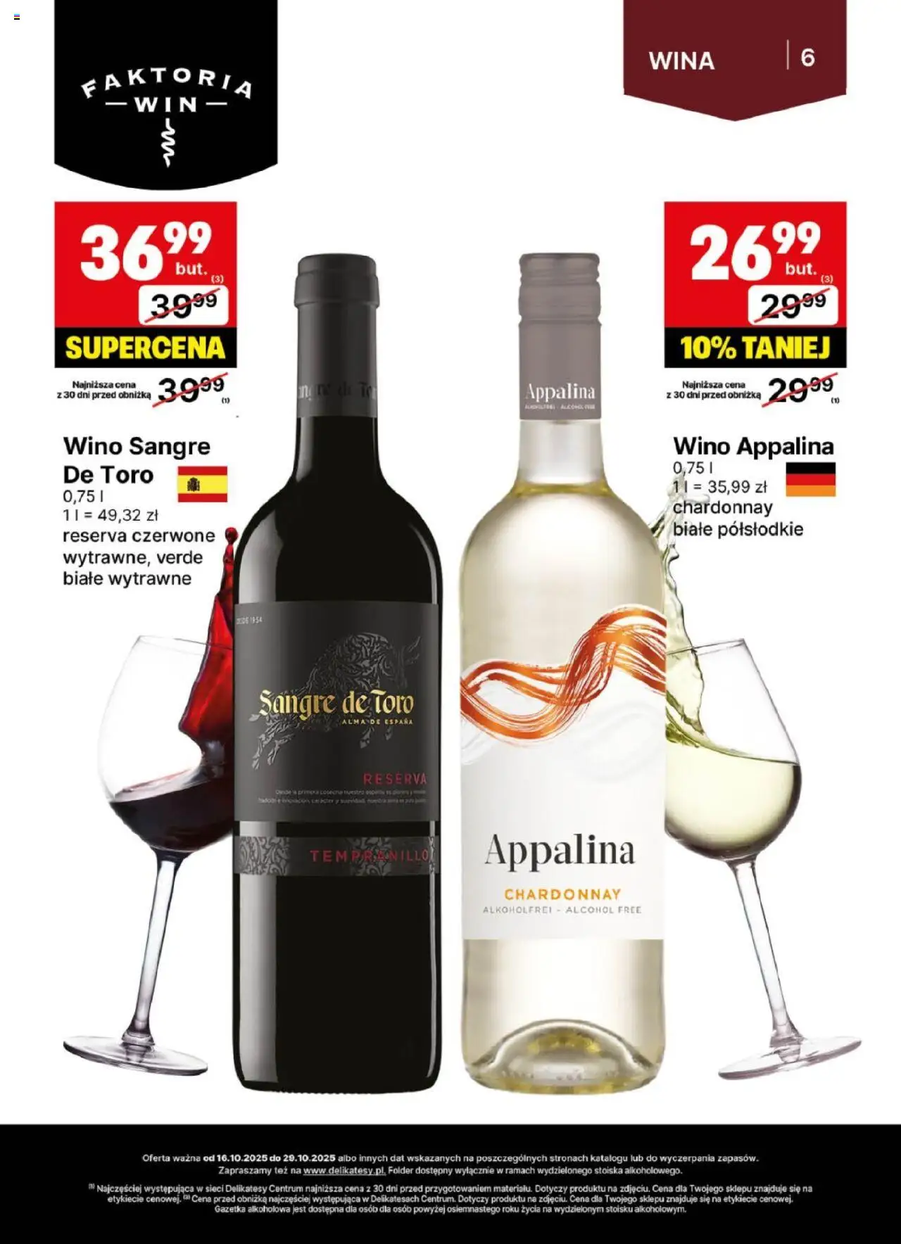 Delikatesy Centrum Gazetka - DeliBarek od 16.10.2025 | Strona: 6 | Produkty: Chardonnay, Delikatesy, Wino