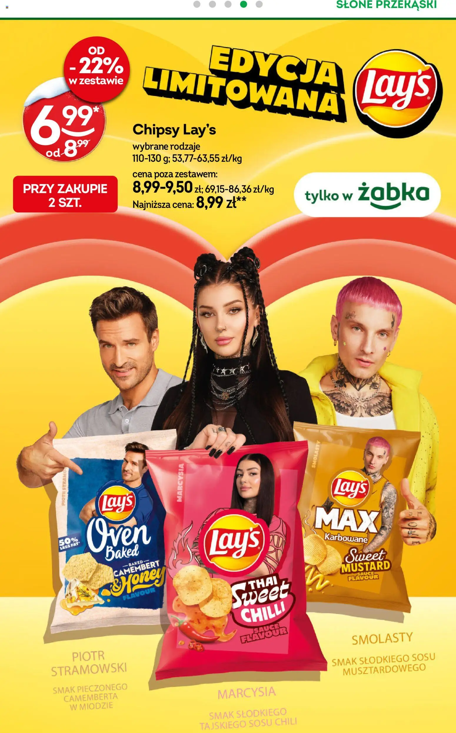 Żabka Gazetka od 17.12.2025 | Strona: 27 | Produkty: Chili, Chipsy, Camembert
