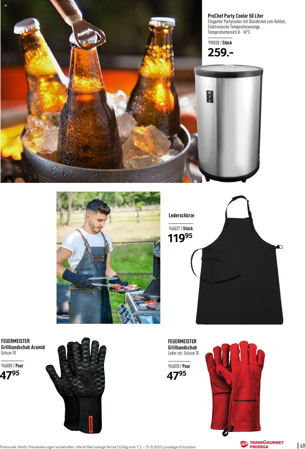 Prodega Aktionen Outdoor-Ausstattung ab 01.03.2025 | Seite: 49
