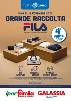 Anteprima del volantino Galassia Grande Raccolta Fila catalogo valido a partire dal 20.10.2025