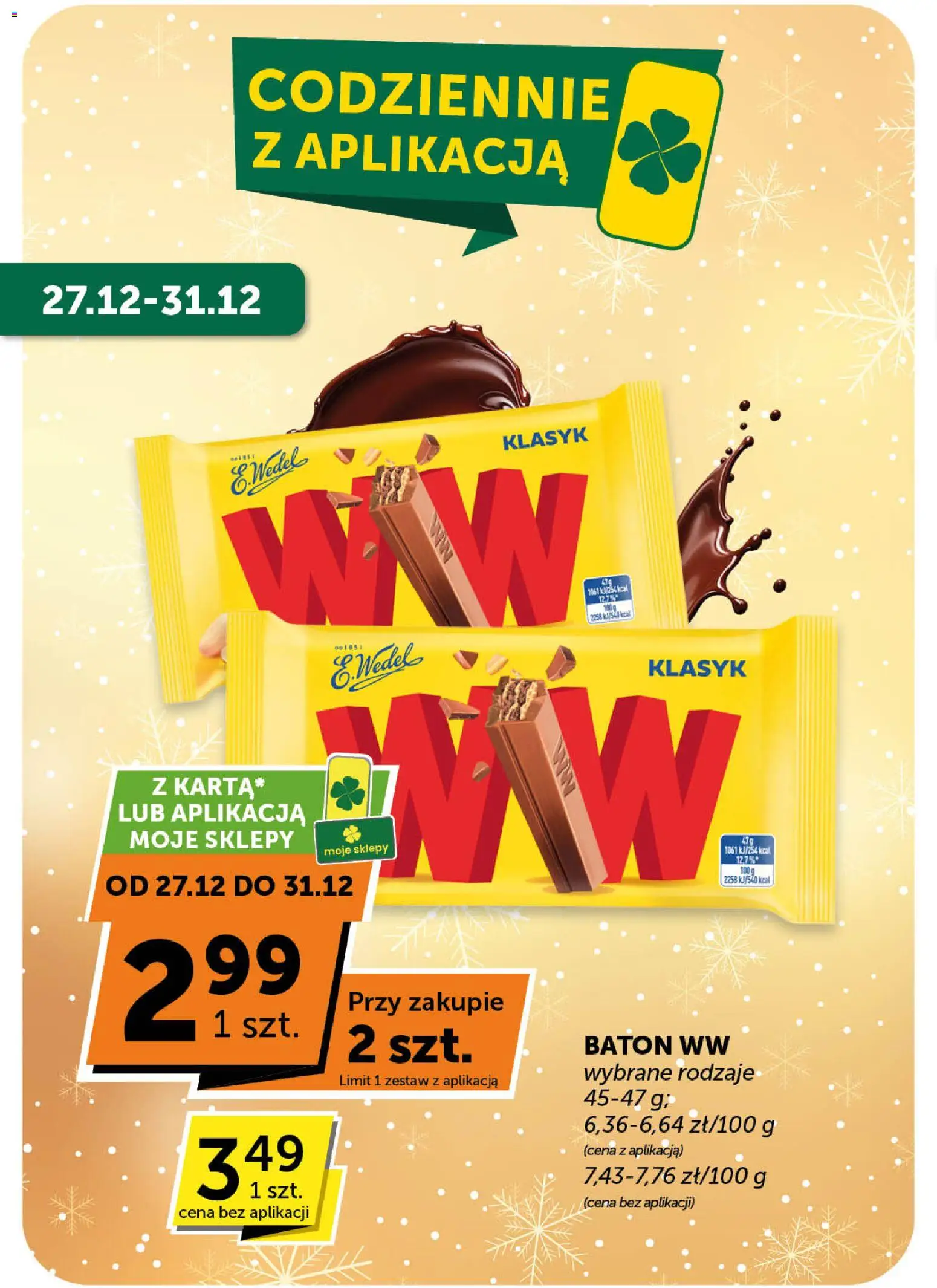 Groszek Gazetka - Minimarket od 27.12.2025 | Strona: 4 | Produkty: Baton