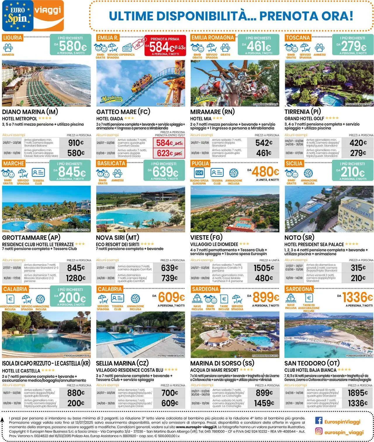 Volantino Eurospin del 03.07.2025 | Pagina: 18 | Prodotti: Mobile, Acqua, Piscina, Letto