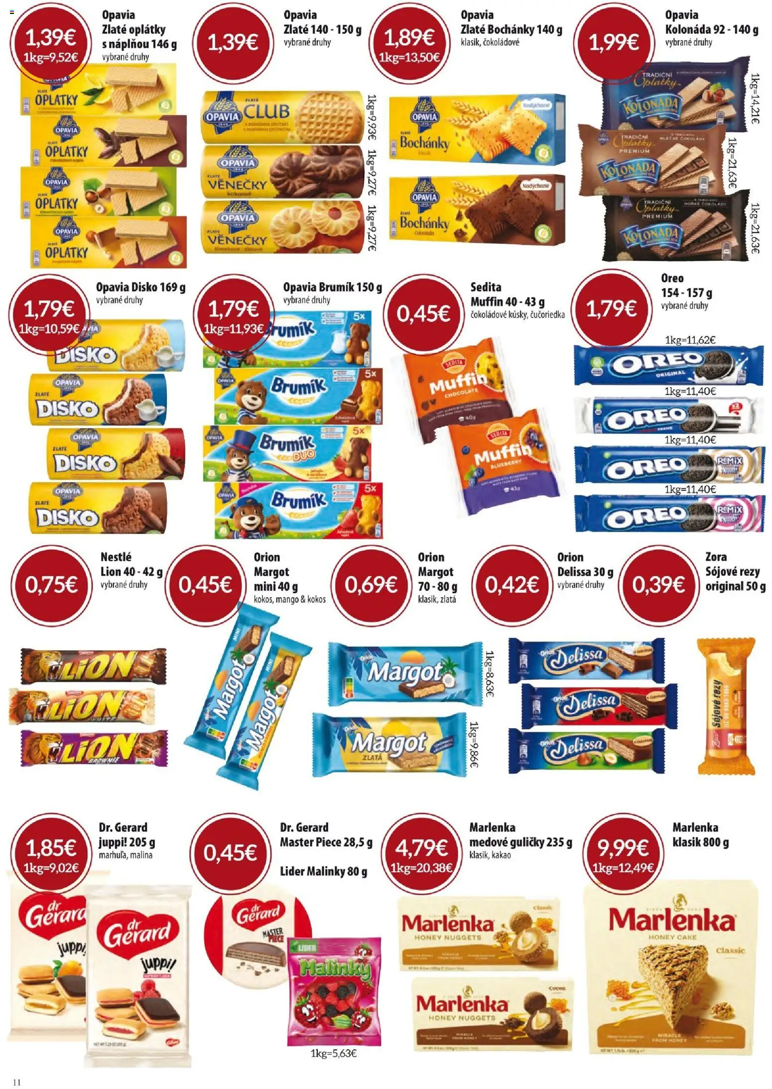 Nové KARMEN CBA akcie – leták je platný od 01.04.2026 | Strana: 11 | Produkty: Čokoláda, Marlenka, Mango, Kakao