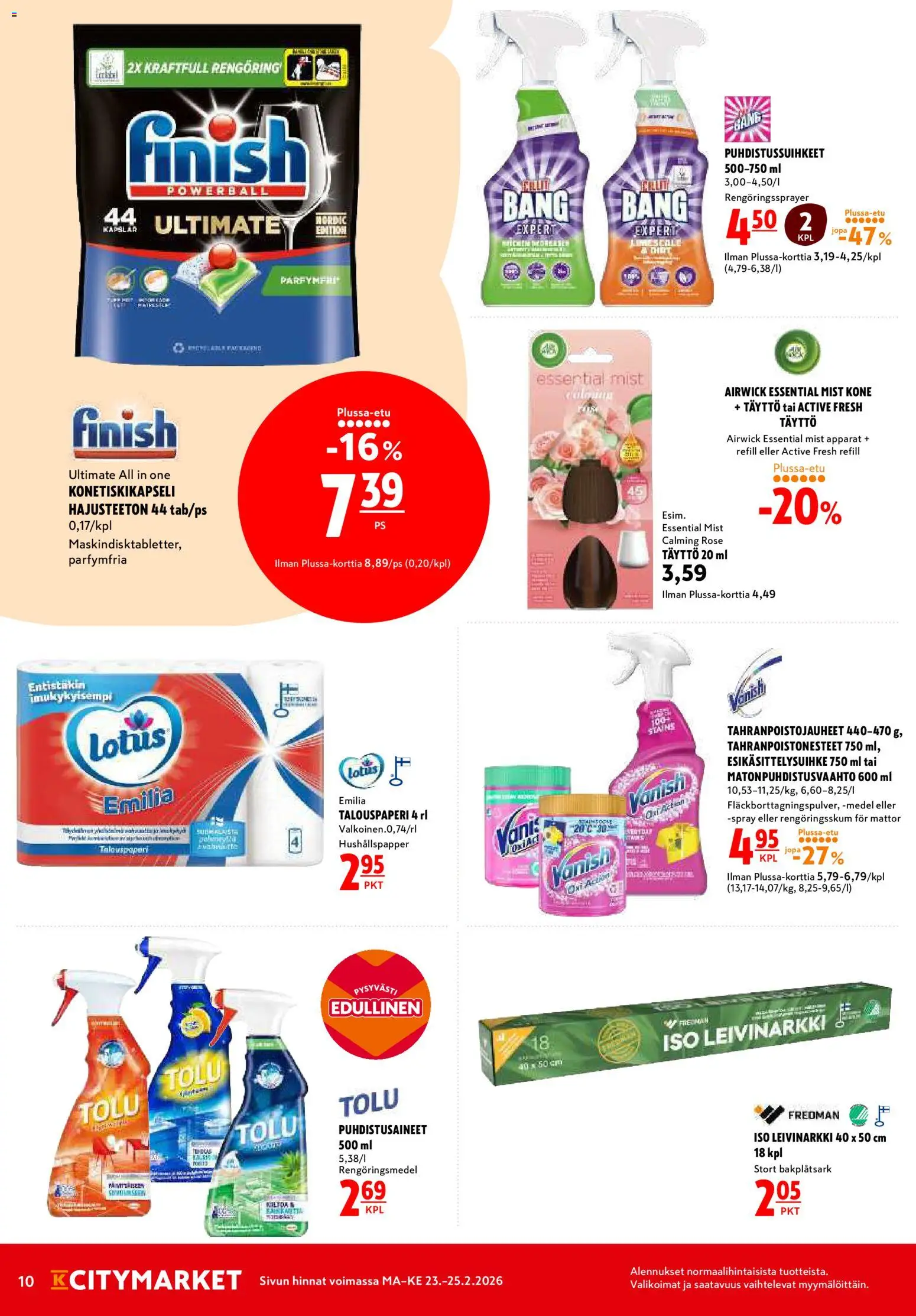 K-Citymarket tarjoukset – voimassa 23.02.2026 alkaen | Sivu: 10