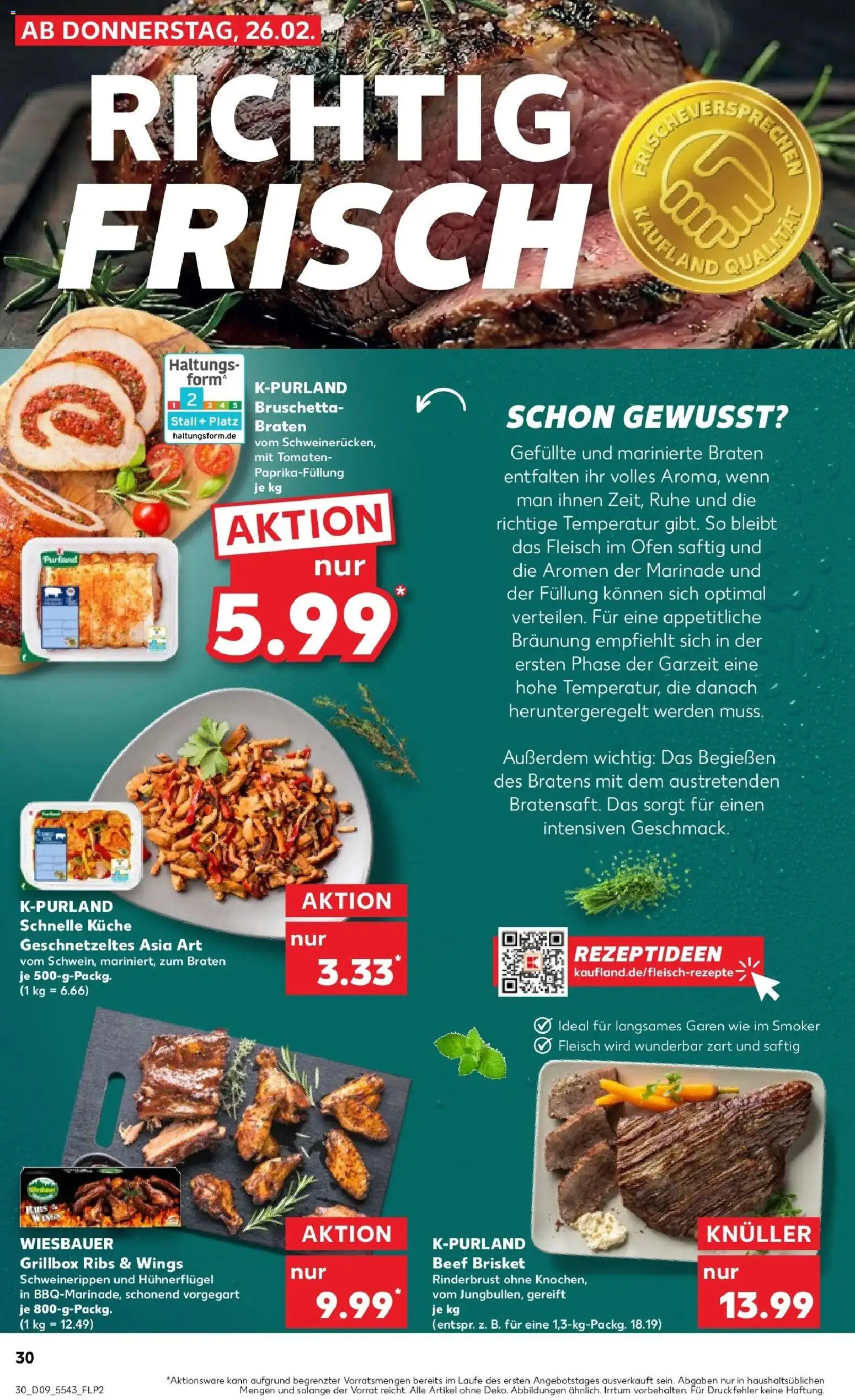 Kaufland prospekt Heinsberg	 – gültig ab 26.02.2026 | Seite: 30 | Produkte: Ofen, Küche, Tomaten, Fleisch