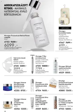 Oriflame akciós ujság - amely érvényes a következő dátumtól: 07.09.2025 | Oldal: 38 | Termékek: Hámlasztó, Kozmetikai táska, Takaró, Maszk