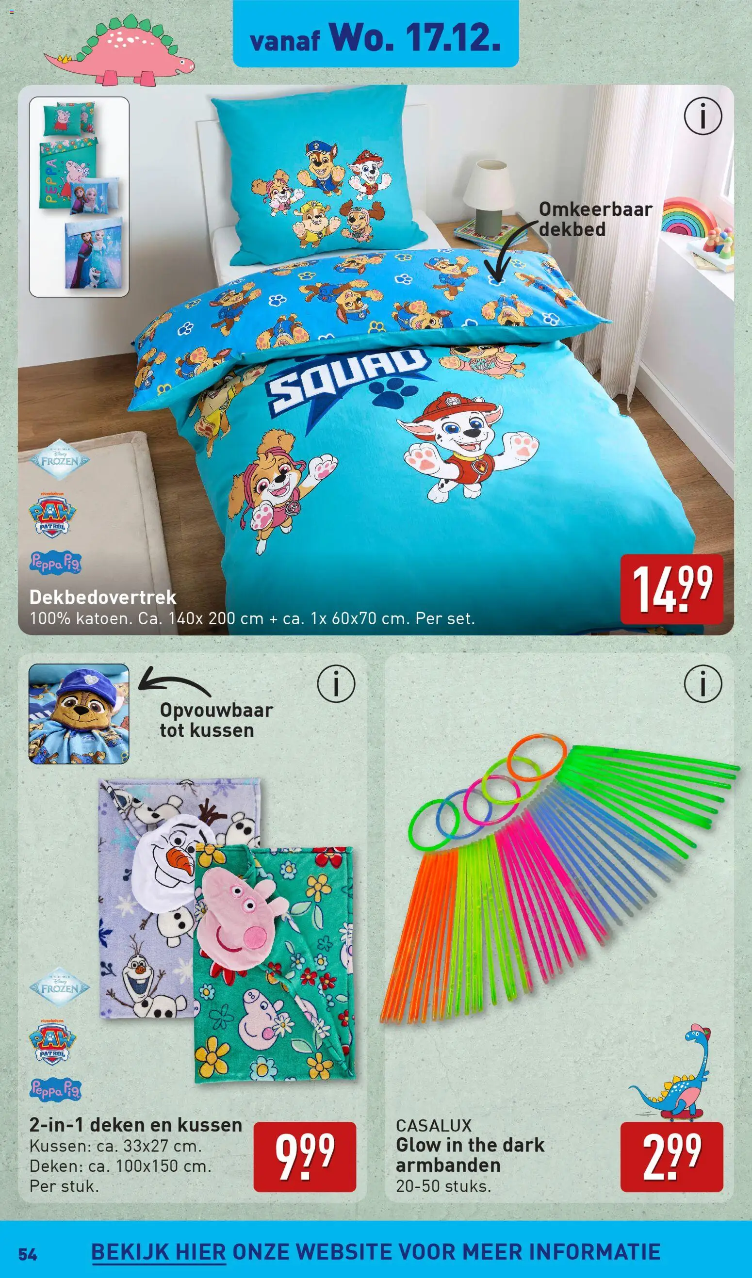 {H1} | Pagina: 54 | Producten: Dekbed, Kussen, Deken