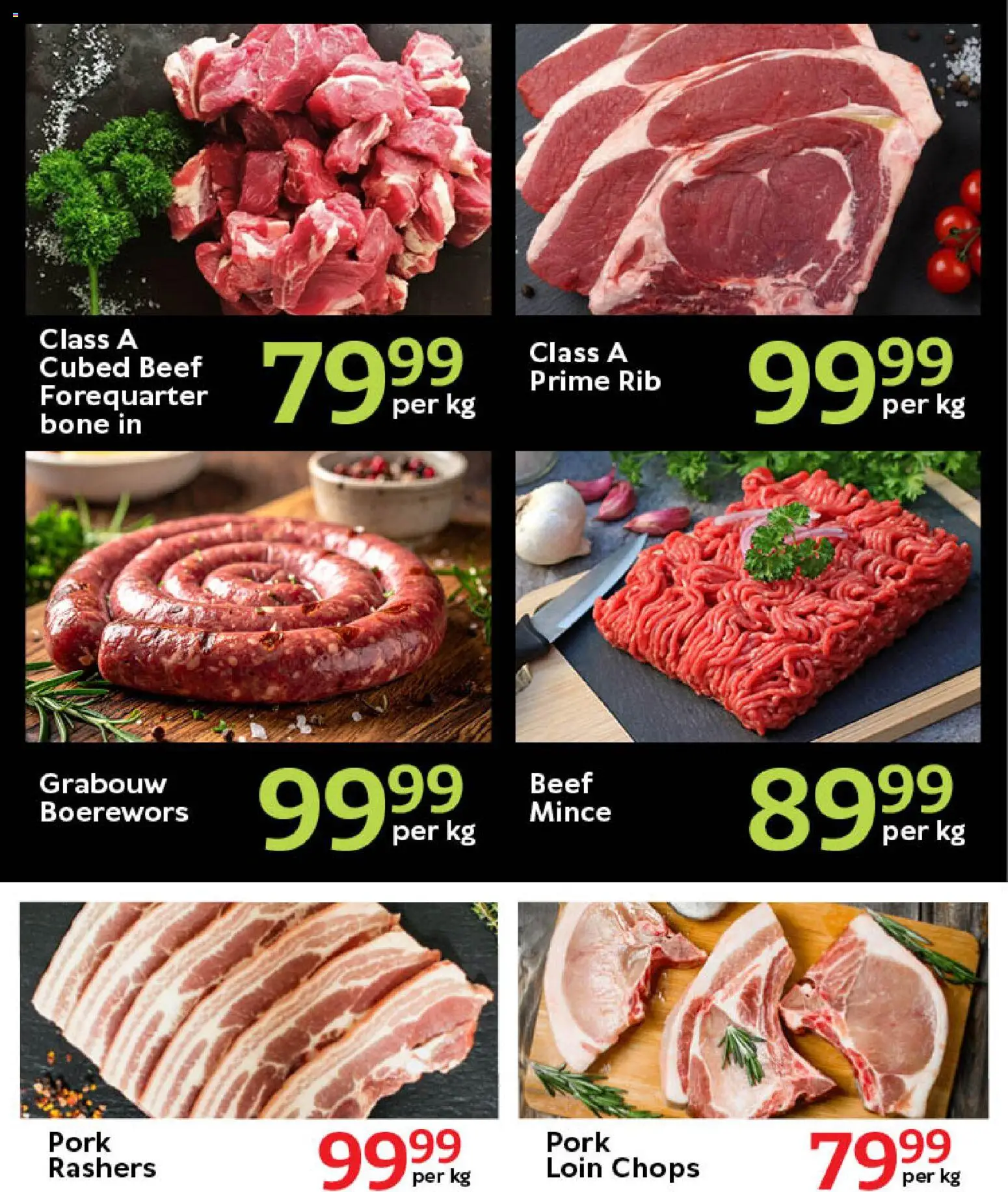 New Oxford Freshmarket catalogue – valid from 24.03.2026 | Page: 3 | Products: Boerewors, Pork, Beef