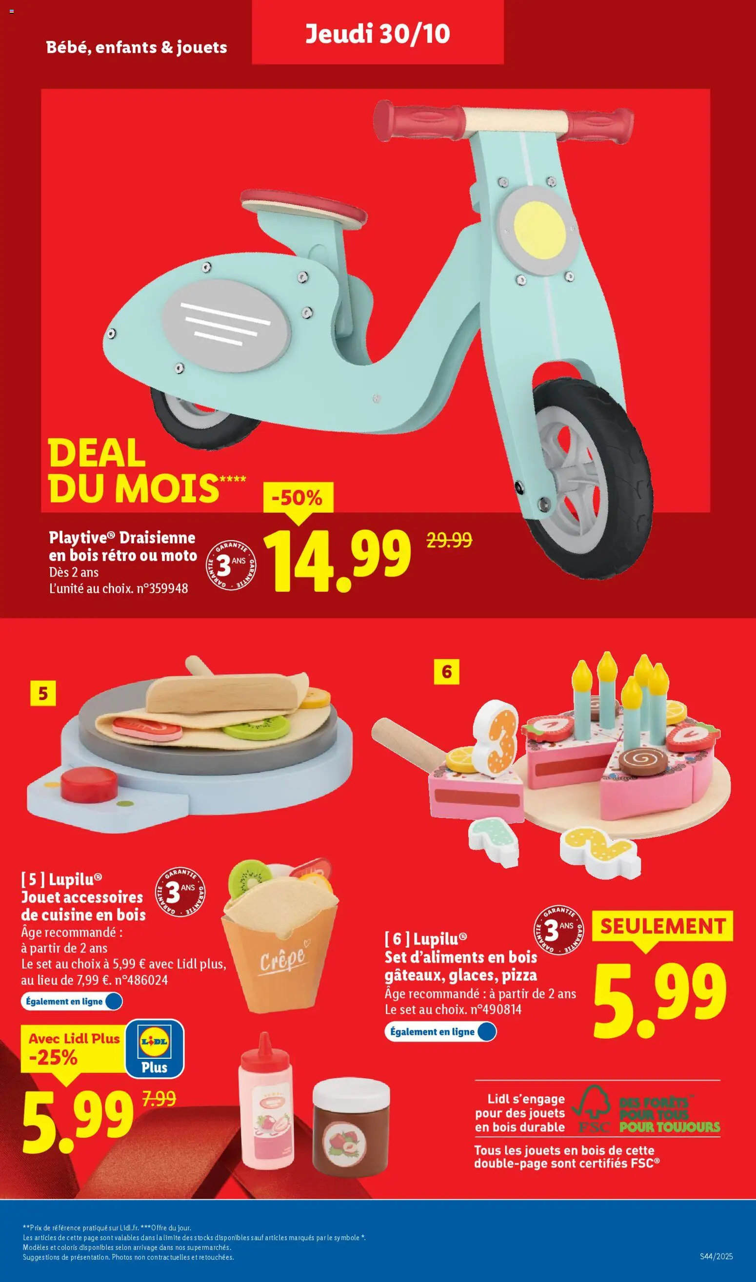 {H1} | Page: 37 | Produits: Draisienne, Jouets, Pizza