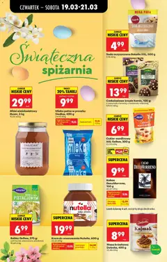 Náhled letáku Biedronka Polsko leták - Codziennie niskie ceny od 19.03.2026 | Strana: 52 | Produkty: Krém, Karty, Kakao, Nutella