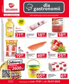 Pogląd oferty "Selgros cash&carry Gazetka - Oferta dla gastronomii" - ważna od 17.07.2025