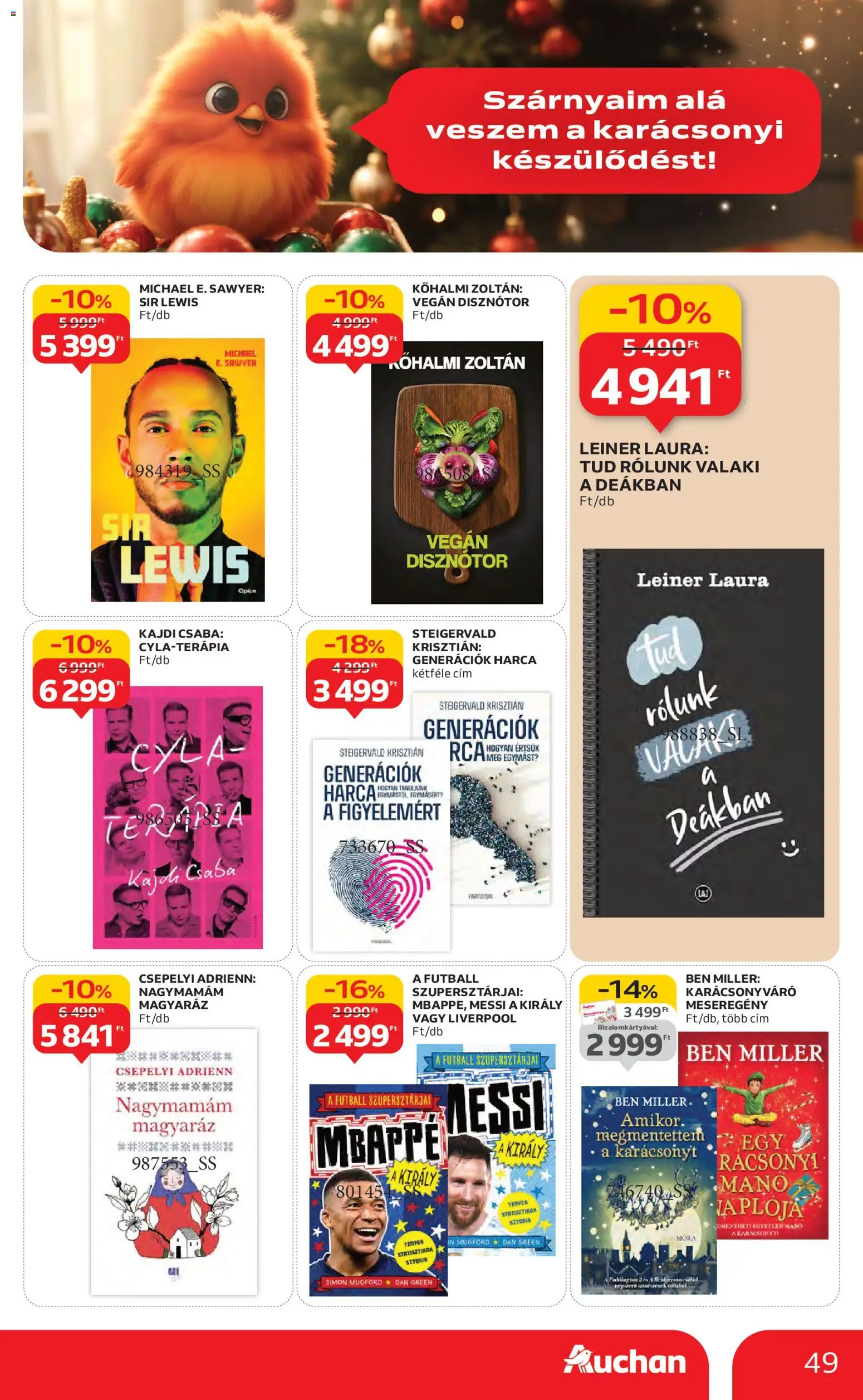 Auchan akciós ujság - amely érvényes a következő dátumtól: 06.11.2025 | Oldal: 49 | Termékek: Vegán