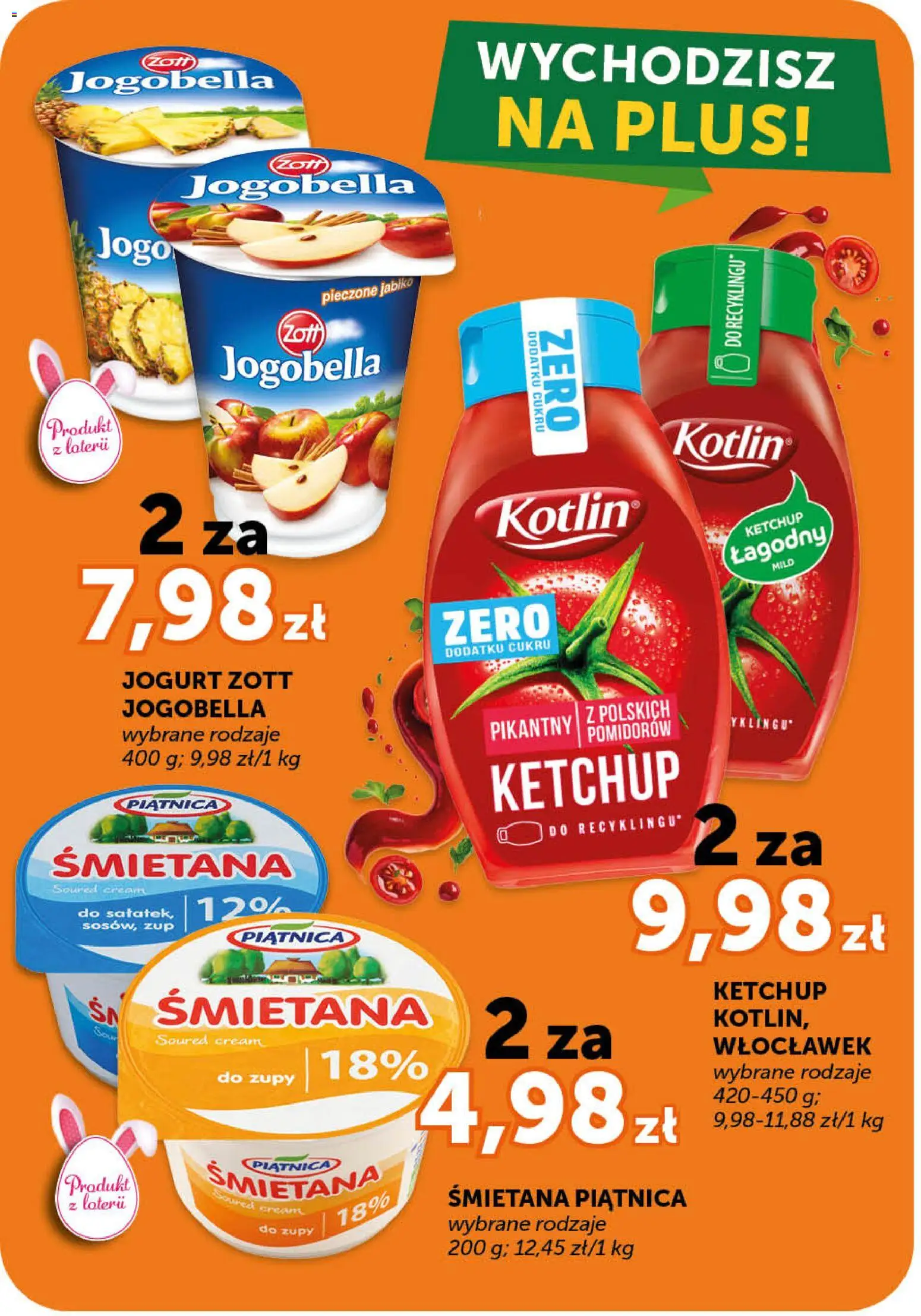Euro Sklep gazetka od 09.04.2026 | Strona: 10 | Produkty: Ketchup, Jogurt, Śmietana