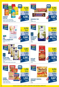 Metro - Profi cijena - Pregled kataloga iz trgovine Metro, vrijedi od 01.10.2025 | Stranica: 14 | Proizvodi: Snickers, Bomboni, Čips, Cedevita