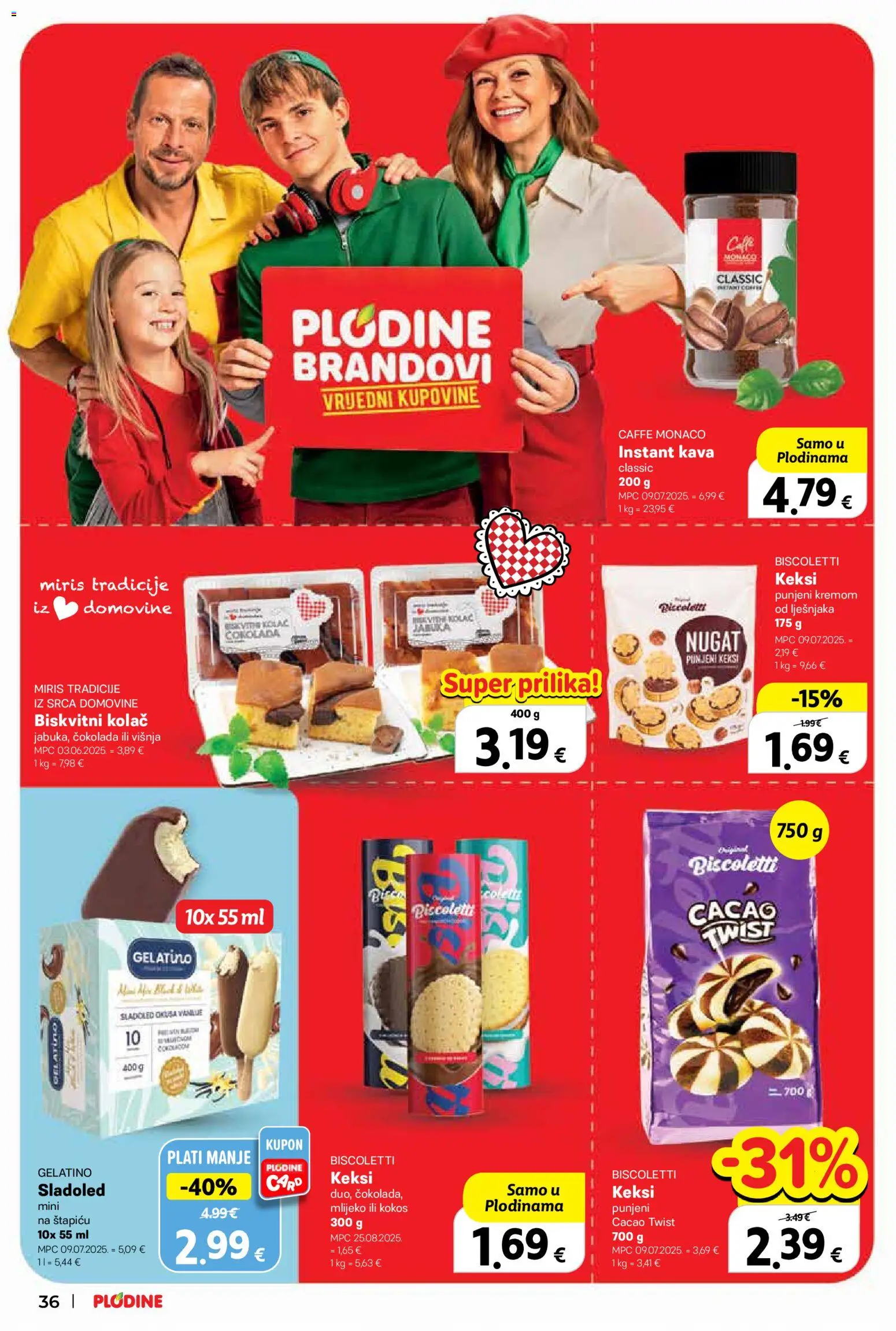 Plodine katalog | vrijedi od 12.11.2025 | Stranica: 36 | Proizvodi: Miris, Kava, Čokolada, Sladoled