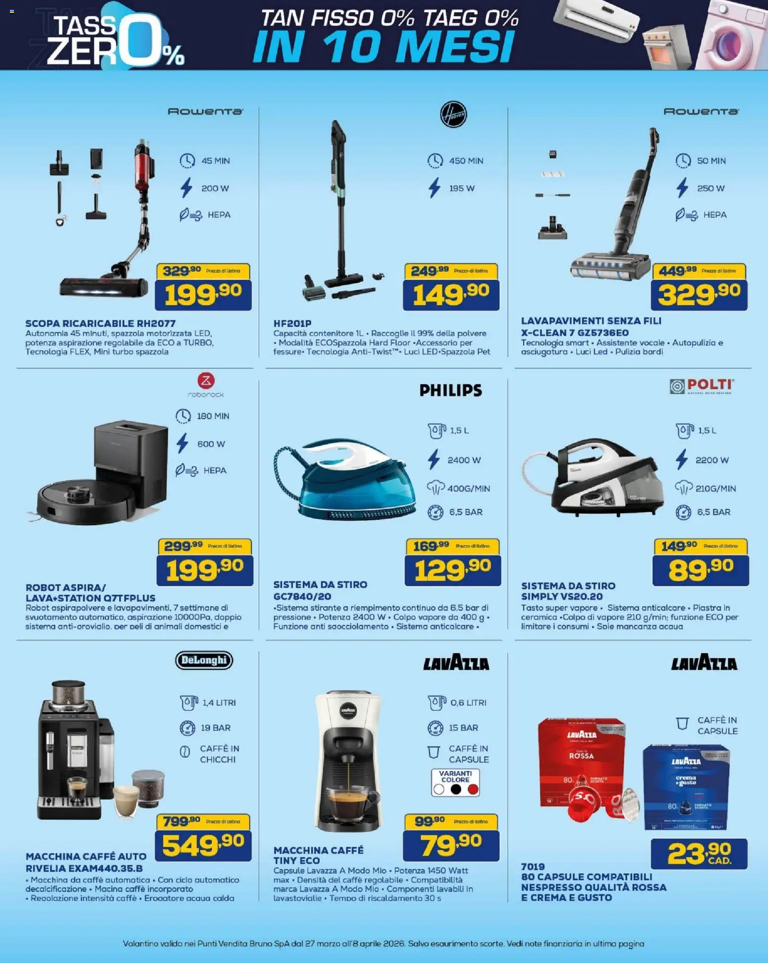 Volantino BRUNO del 27.03.2026 | Pagina: 9 | Prodotti: Crema, Caffè, Contenitore, Lavazza