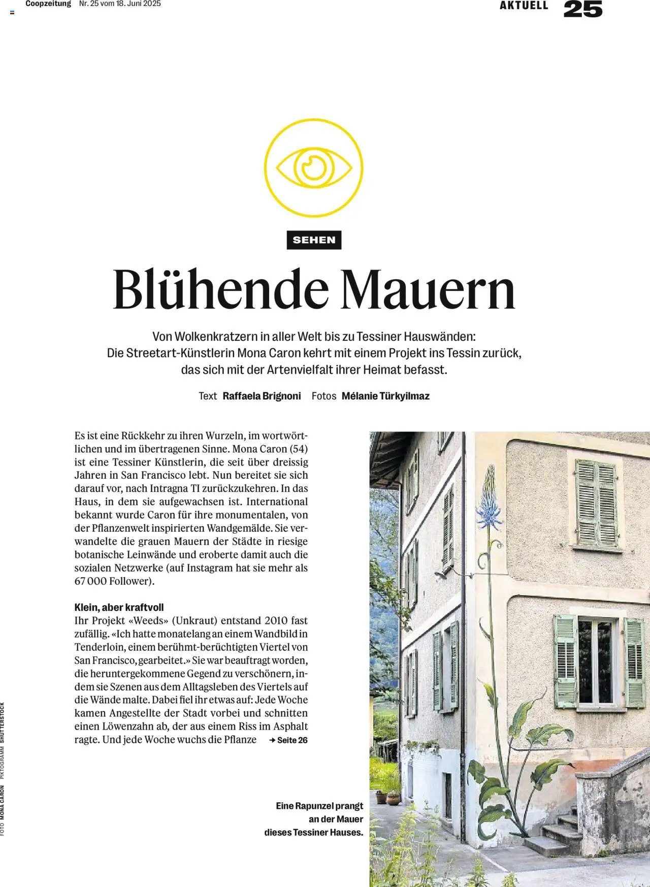 Coop Magazin ab 18.06.2025 | Seite: 25 | Produkte: Sehen