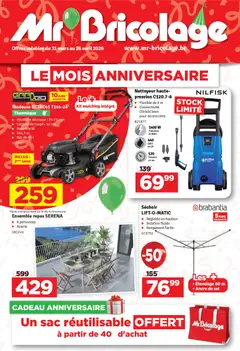 Mr Bricolage folder / publicité - Voorbeeld van een folder van Mr Bricolage, geldig van 31.03.2026 | Pagina: 5 | Producten: Mars, Tondeuse