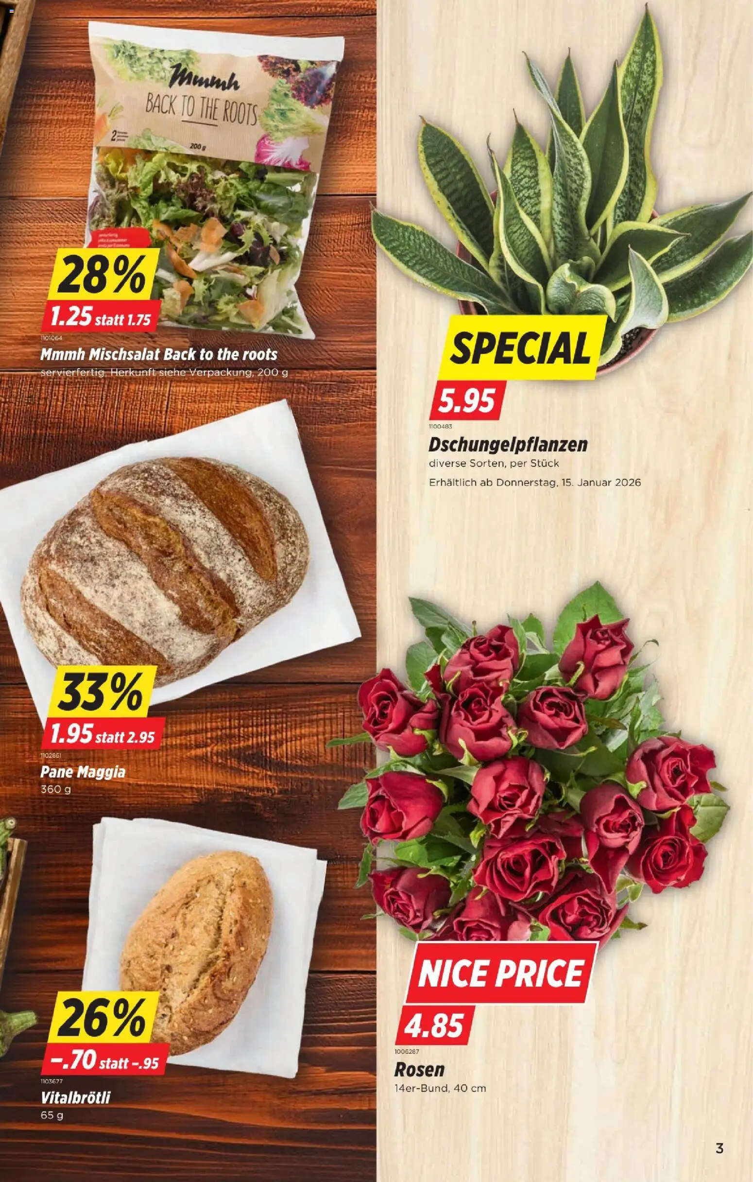 Denner Aktionen – gültig ab 13.01.2026 | Seite: 3 | Produkte: Pane