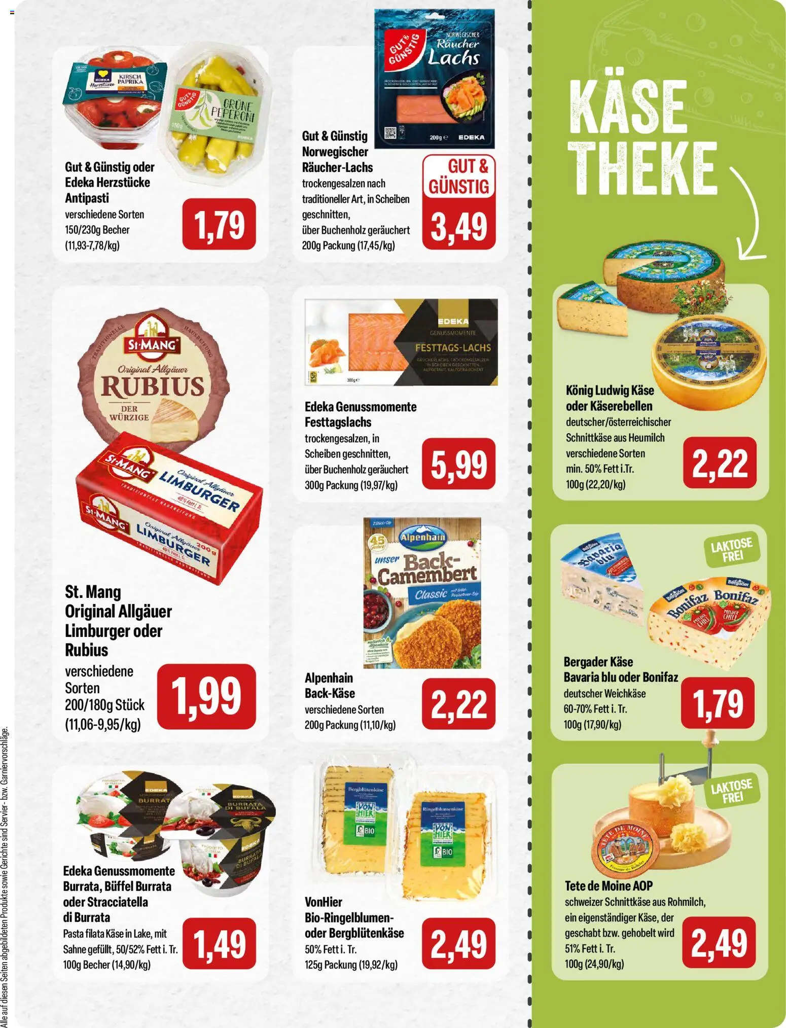 Feneberg Angebote – gültig ab 02.04.2026 | Seite: 7 | Produkte: Theke, Lachs, Räucherlachs, Burrata