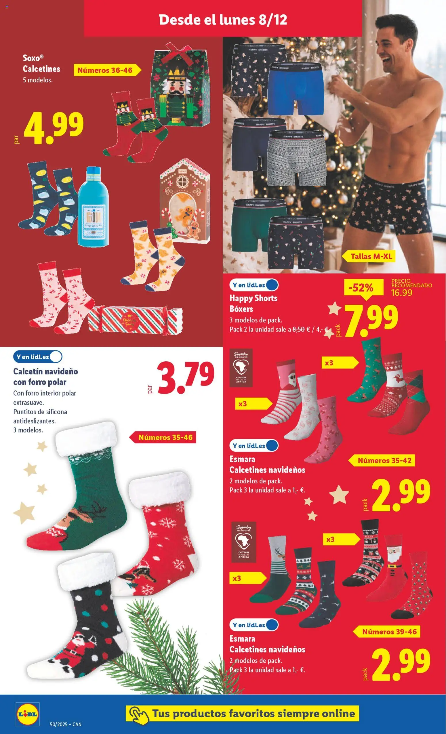 Lidl - Canarias │ válido desde el 08.12.2025 | Página: 16 | Productos: Boxers