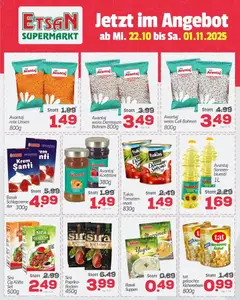 ETSAN Flugblatt ab 22.10.2025 gültig | Seite: 3 | Produkte: Flocken, Tomaten