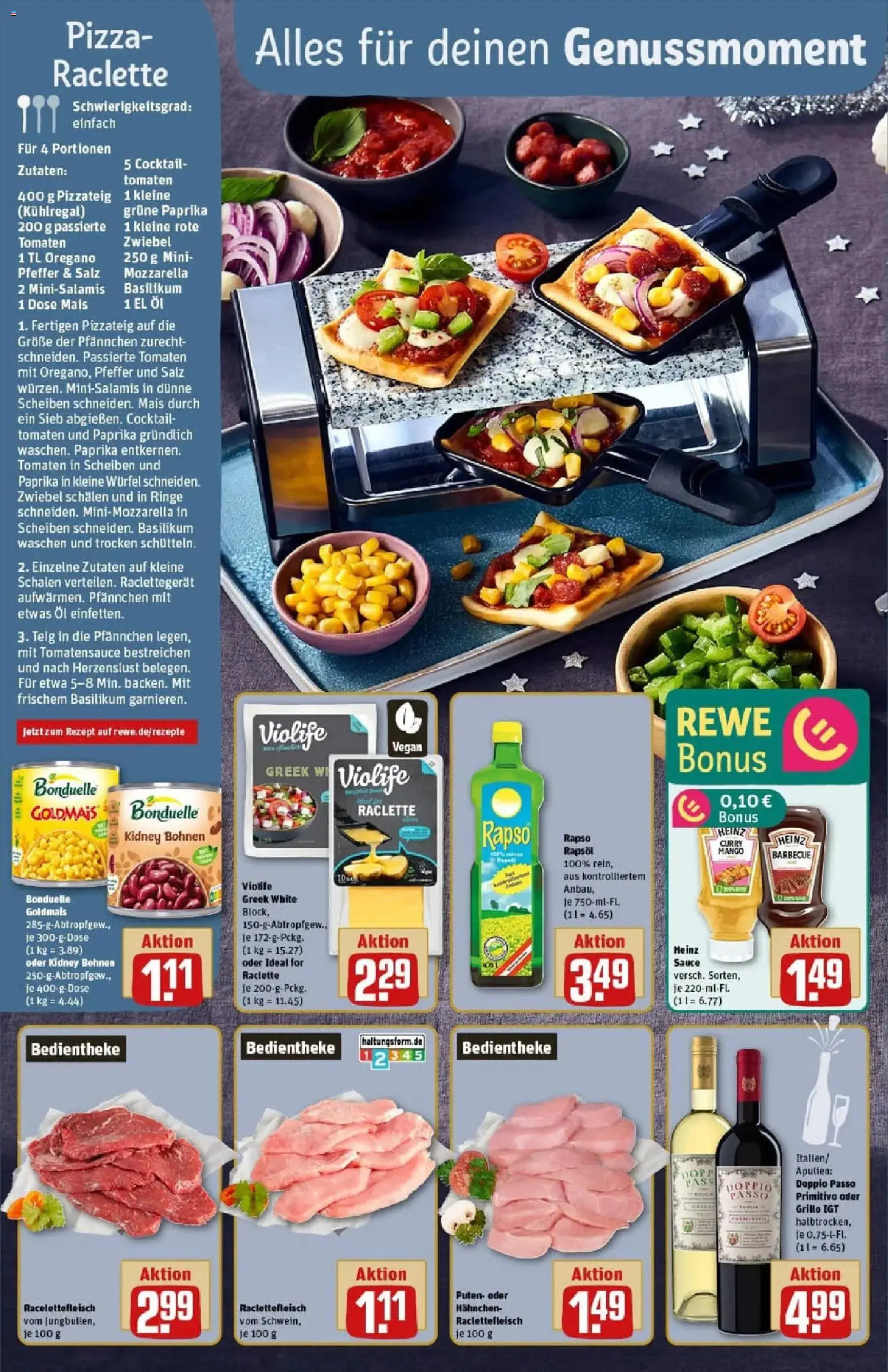 Rewe prospekt Neuberg / Ravolzhausen	 – gültig ab 22.12.2025 | Seite: 2 | Produkte: Doppio passo primitivo, Paprika, Pfeffer, Pizza